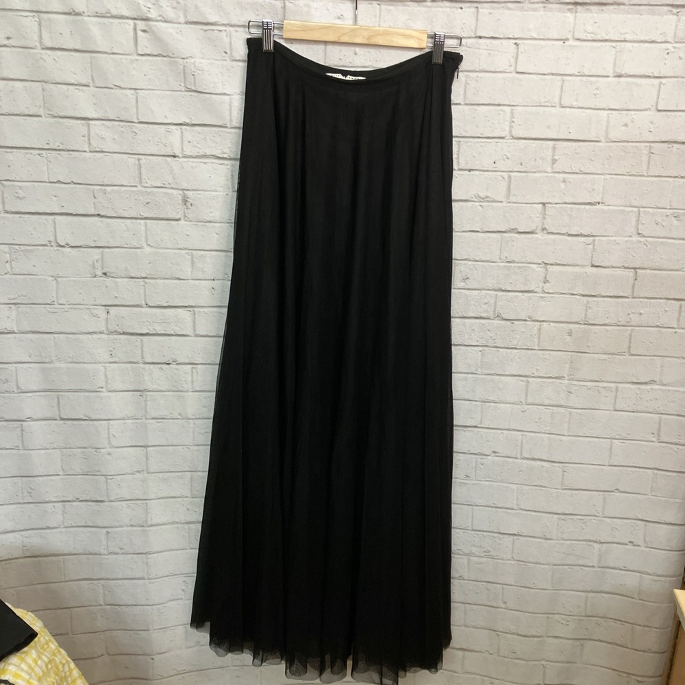 Alexia Admor Black Tulle Maxi Skirt Size 10 Whimsigoth